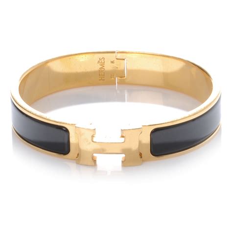 hermes all black bracelet|hermes bracelets enamel.